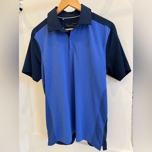 Under Armour Men's Blue Heatgear Polo Shirt